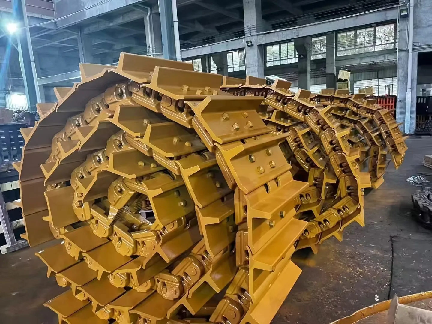 D3B D4D D5B D7R D8R 44Links 41links Dozer Undercarriage Parts  Track Chain with Shoe Assembly Bulldozer Dozer Track Shoes Assy