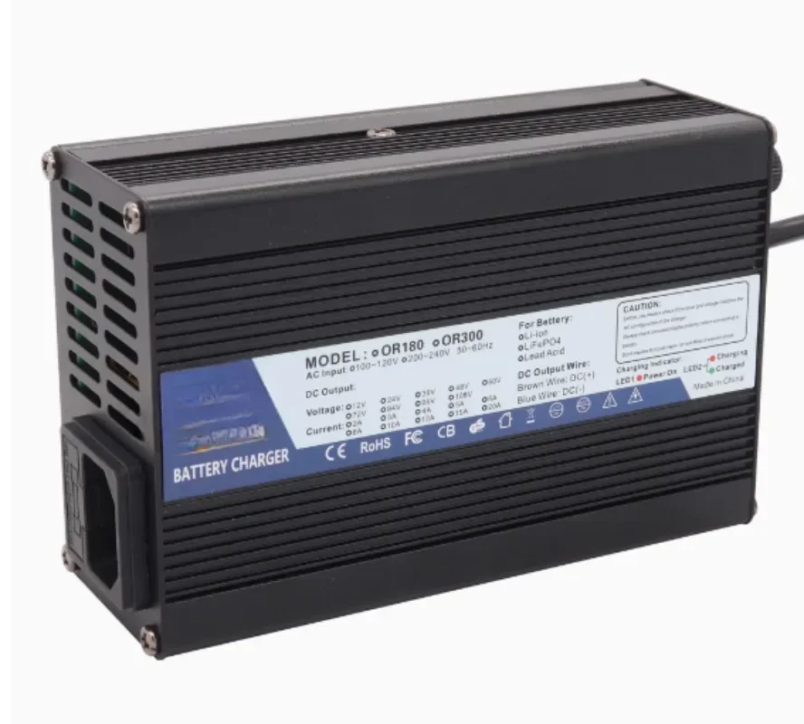 Electric two-wheeler 12.6V6A charger, full self-stop for 3S 11.6V12V lithium battery