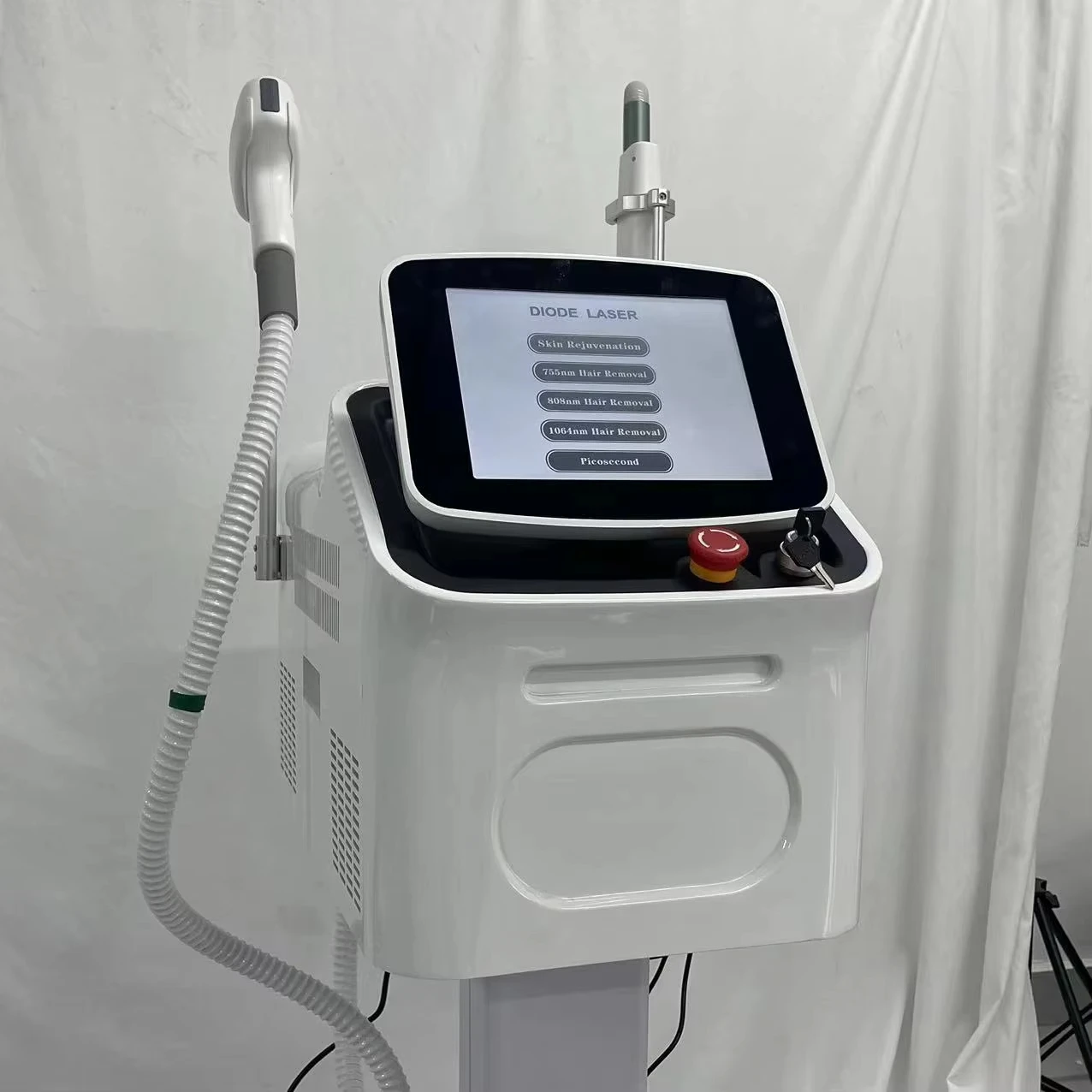 Professional Diode Ice Titanium Laser Body Hair Removal Machine Tattoo Removal Machine 808 + Picosecond 3000W 2 in 1