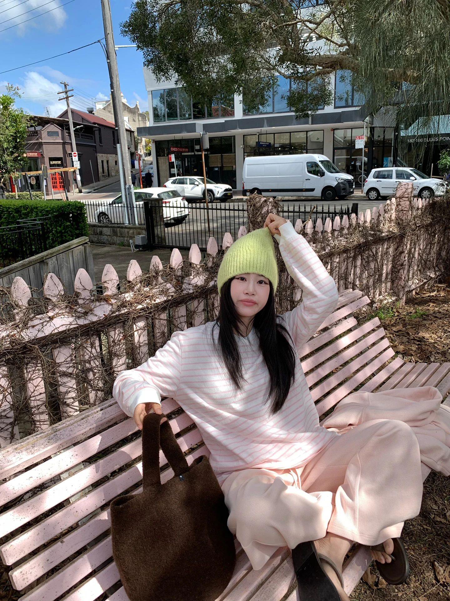 

Повседневная свободная футболка с длинным рукавом для женщин, камуфляжная, в полоску, светло-розовая, хлопковая, шикарная, для ранней осени