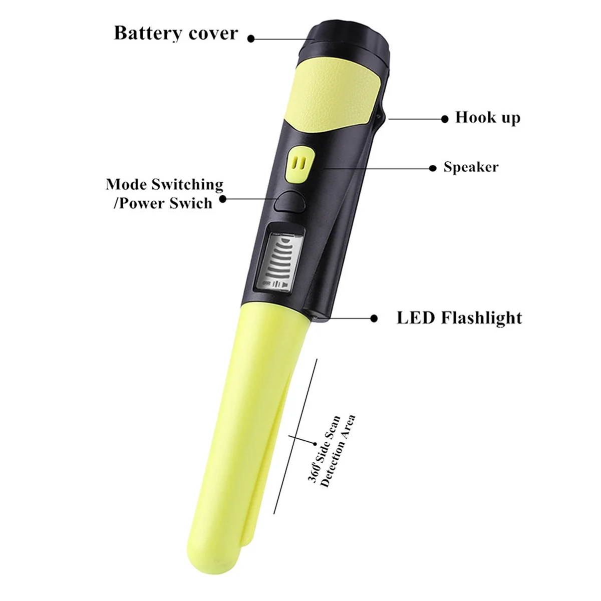 

AA25 Powerful High End Metal Detectors Waterproof Gold Detector Metal Monitor Finder Garden Detecting Mining Hunter Signal A