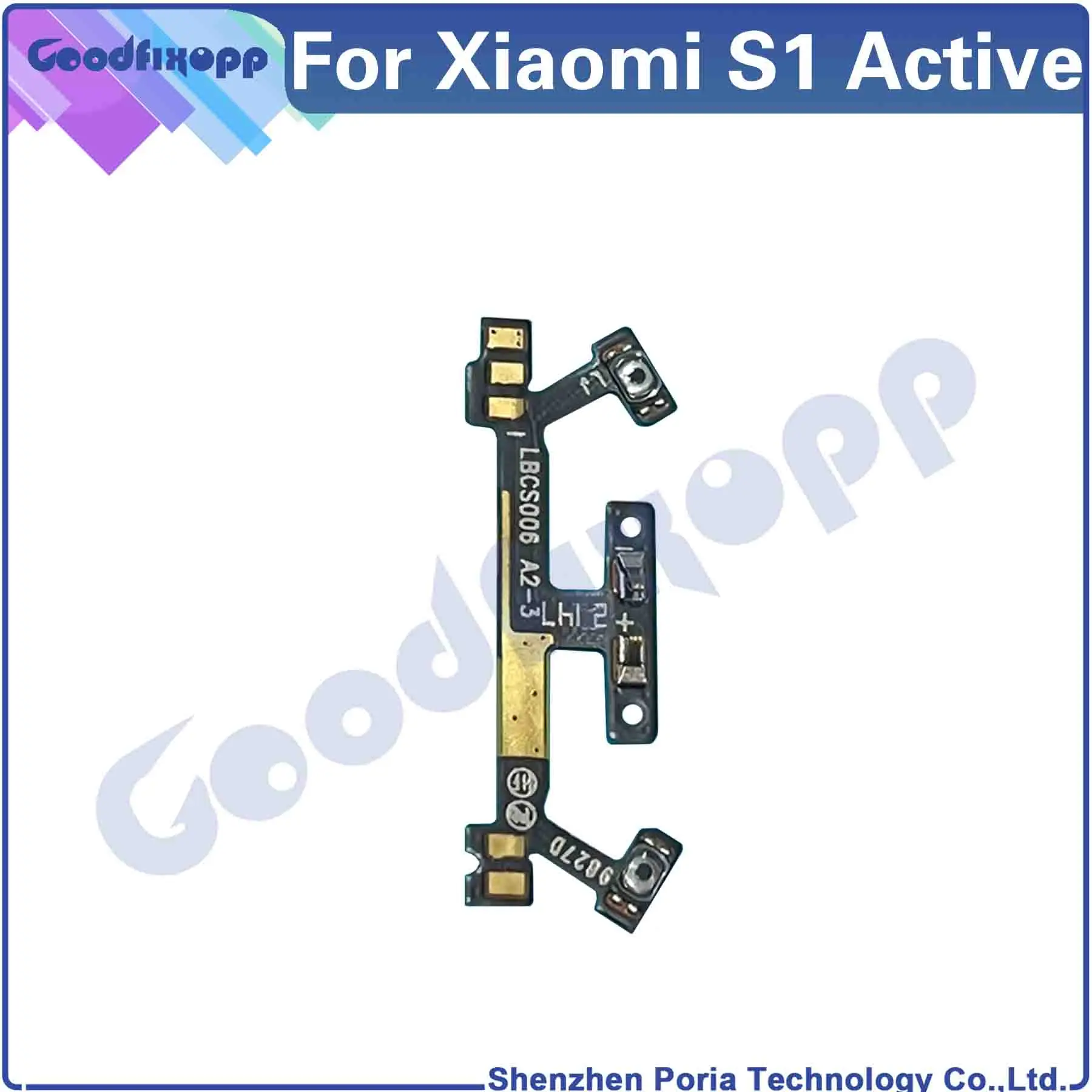 For Xiaomi Watch S1 Active Power On Off Key Return Volume Button Flex Cable Repair Parts Replacement