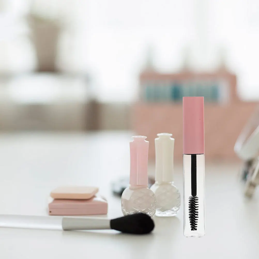 10 個のプレミアムチューブ詰め替え可能なまつげチューブコンパクト軽量空のマスカラ容器 DIY リップグロス用オンザ-