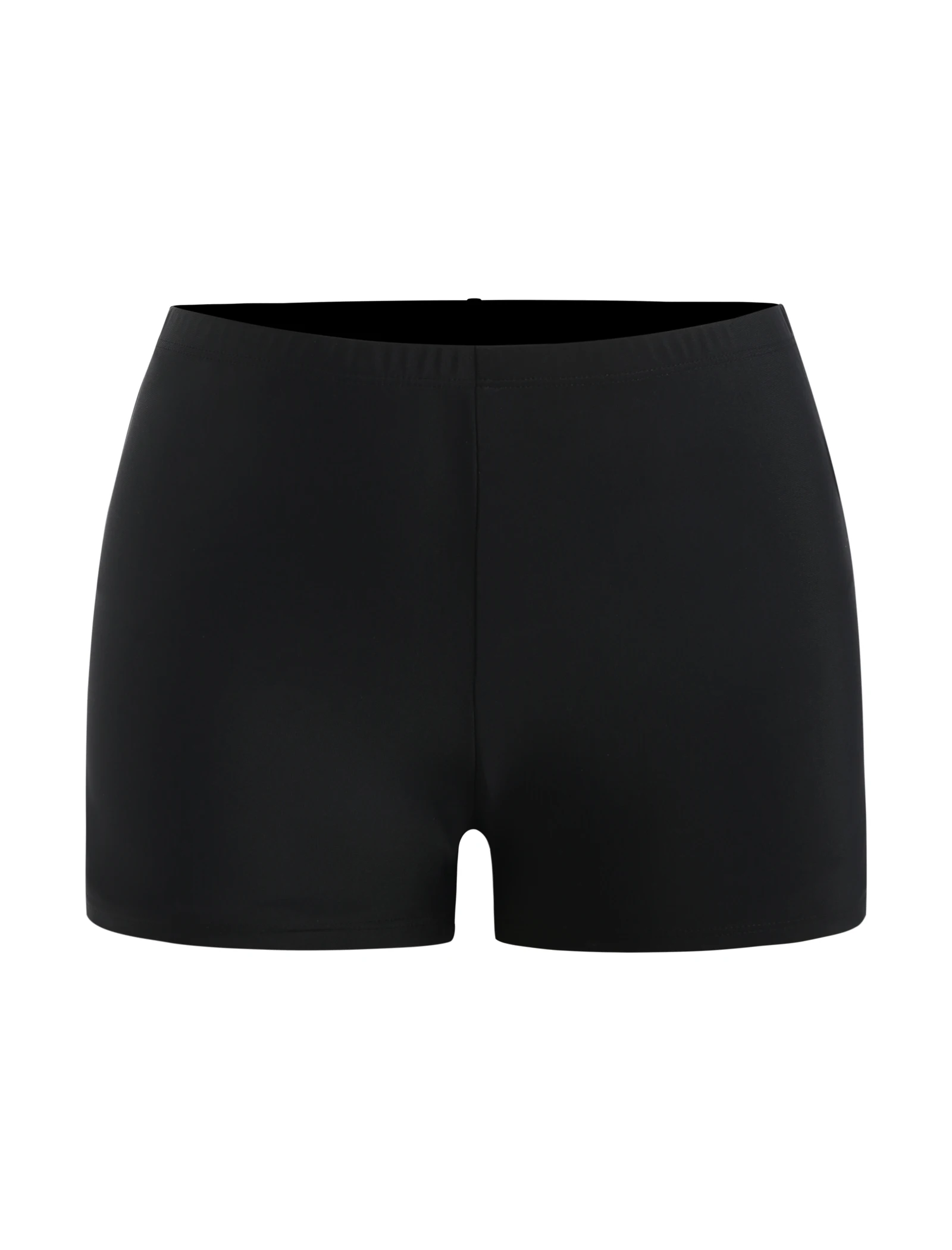 Tankini-badpak voor dames met boyshort blouson-top Bescheiden tweedelig badpak Zwemkleding voor jongensbeen