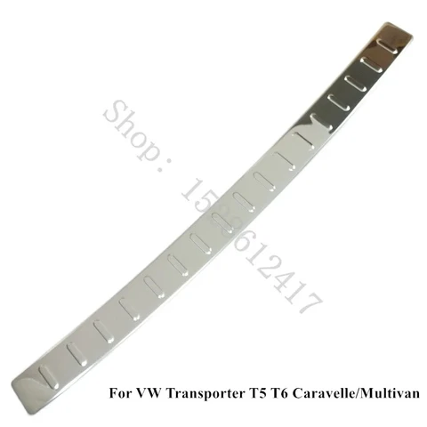 Для VW Caravelle/Multivan Transporter T5 T6 2003-2025: Защитная накладка на задний бампер, порог багажника, накладка на ступе...