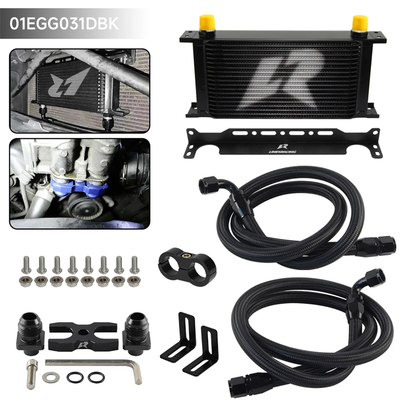 Oil Cooler Kit AN10 19 Row  Fit For BMW Fit  For 06-11 E90 335i/335xi/335i/xDrive (Sedans)