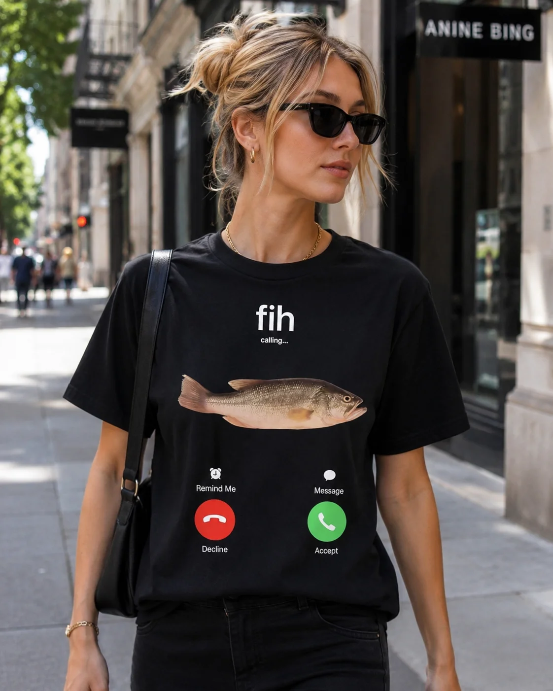 Street Fashion Logo - Fih Calling Herinner me bericht afwijzen