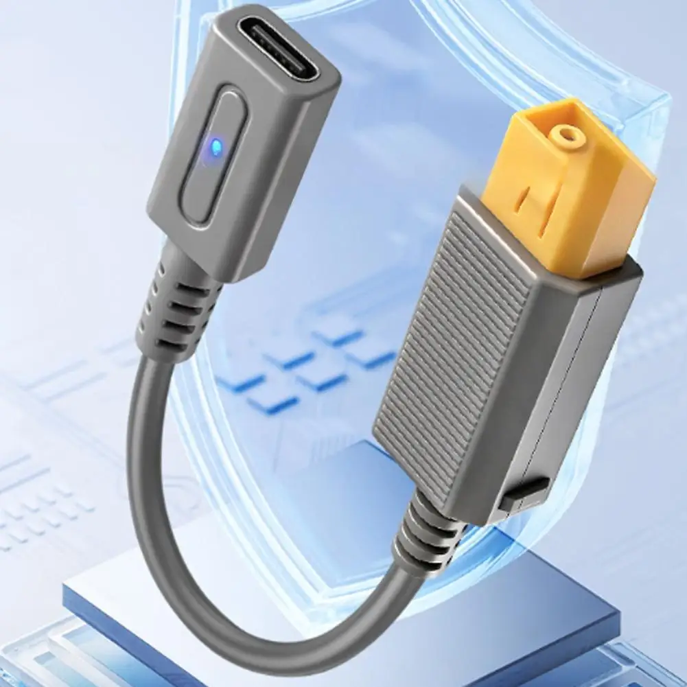 Cable de alimentación USB C para Wii U, adaptador de carga rápida PD de 45W, tipo C hembra para consola WiiU, cable de alimentación para juegos