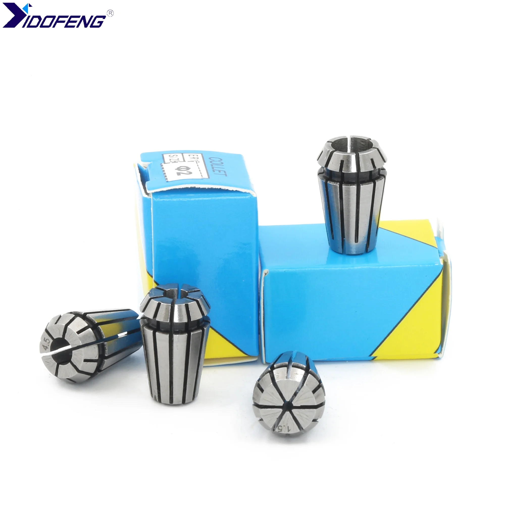 

14PCS/Set ER11 Collet Spindle Motor Collet Milling Cutting Machine Accessories 18*11mm Inner Diameter 7mm