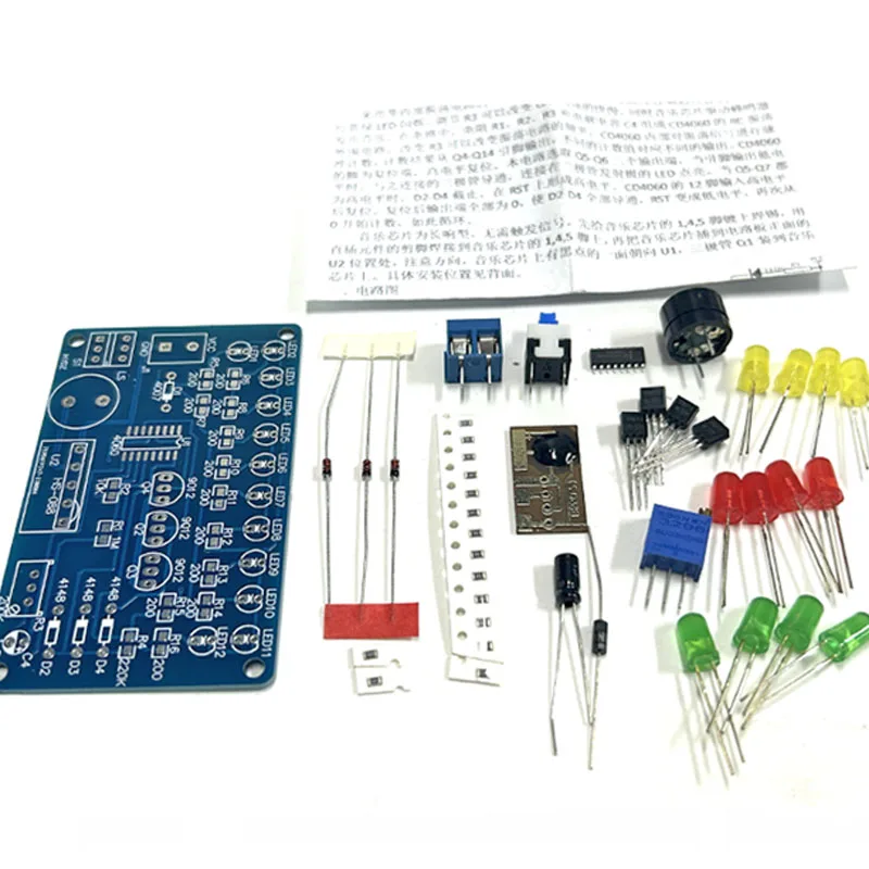 Music color light circuit kit music dream light circuit board electronic DIY production bulk TJ-56-309  SMD