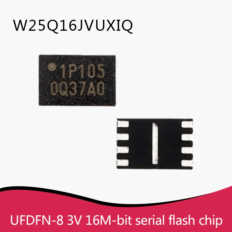 Van 10 Stuks Raspberry Pi RP2040 Dual-Core High-Performance Low-Power, w25Q16JVUXIQ Chip UFDFN-8 3V 16M-bit Seriële Flash Chip