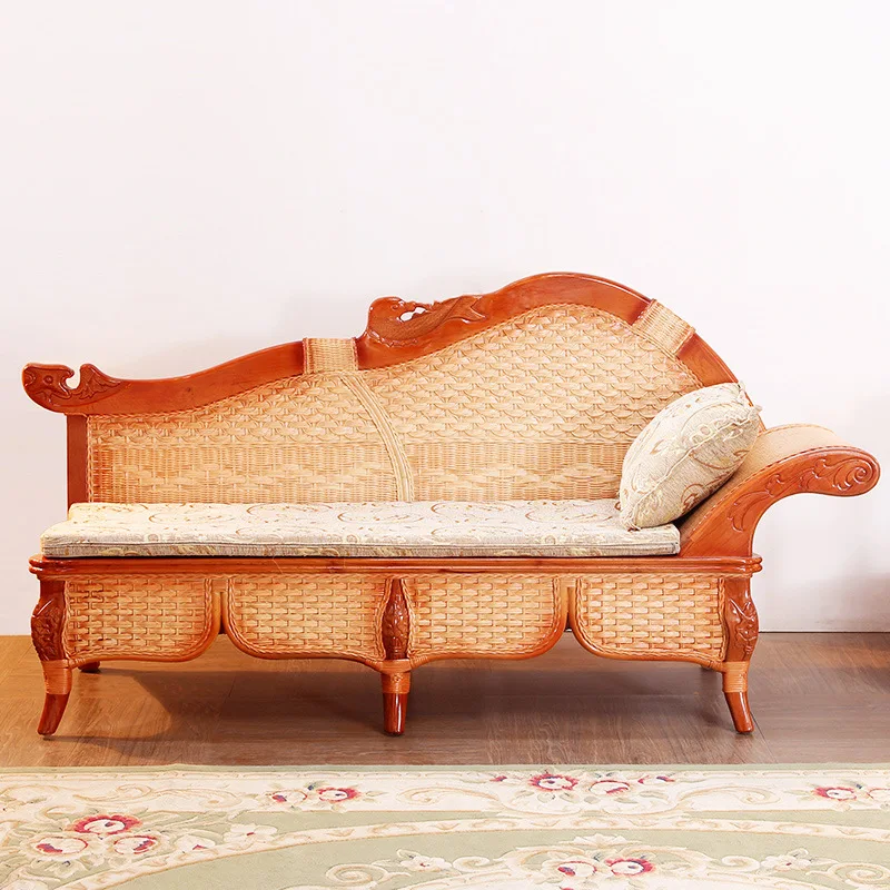 

Rattan chaise longue simple single chaise longue beauty chaise longue chaise longue lazy recliner bedroom chaise longue