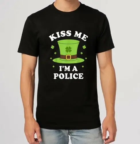 I'm A Police St Patricks Day Funny Gift Idea Premium T-Shirt S-5XL