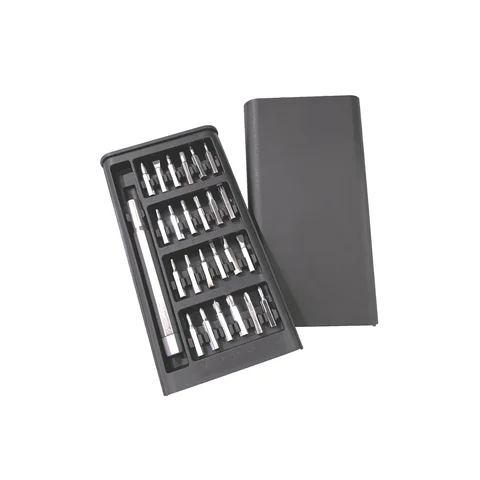 25 in 1 Mini Screwdriver Set Flat Head/Cross Shaped Household Manual Repair Tools for Cell Phone Glasses Computer Tablet Detach