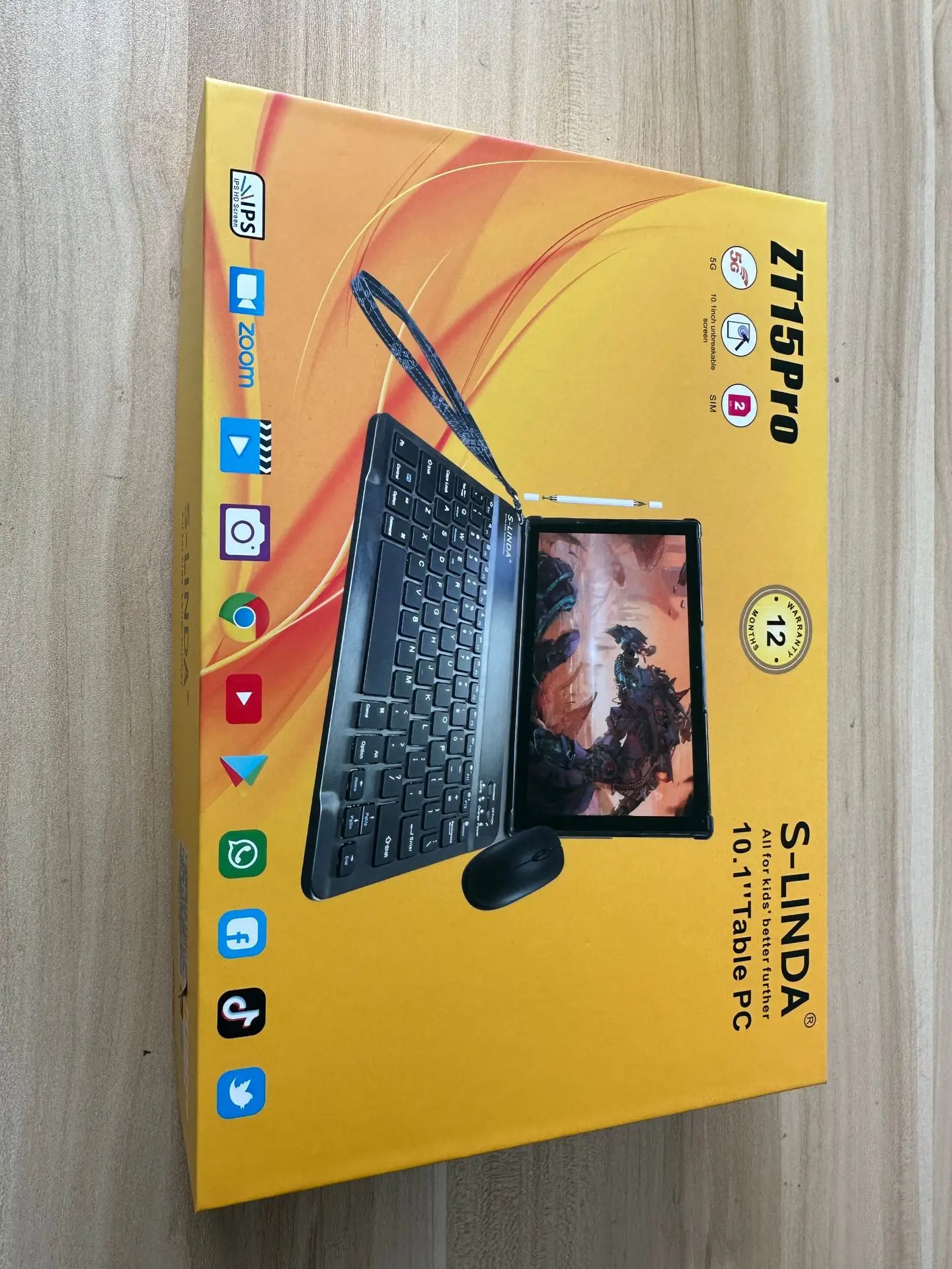 Tablet PC/S-LINDA Book/ZT15Pro/10,1 Zoll Kinder-Tablet-PC Anruf SIM