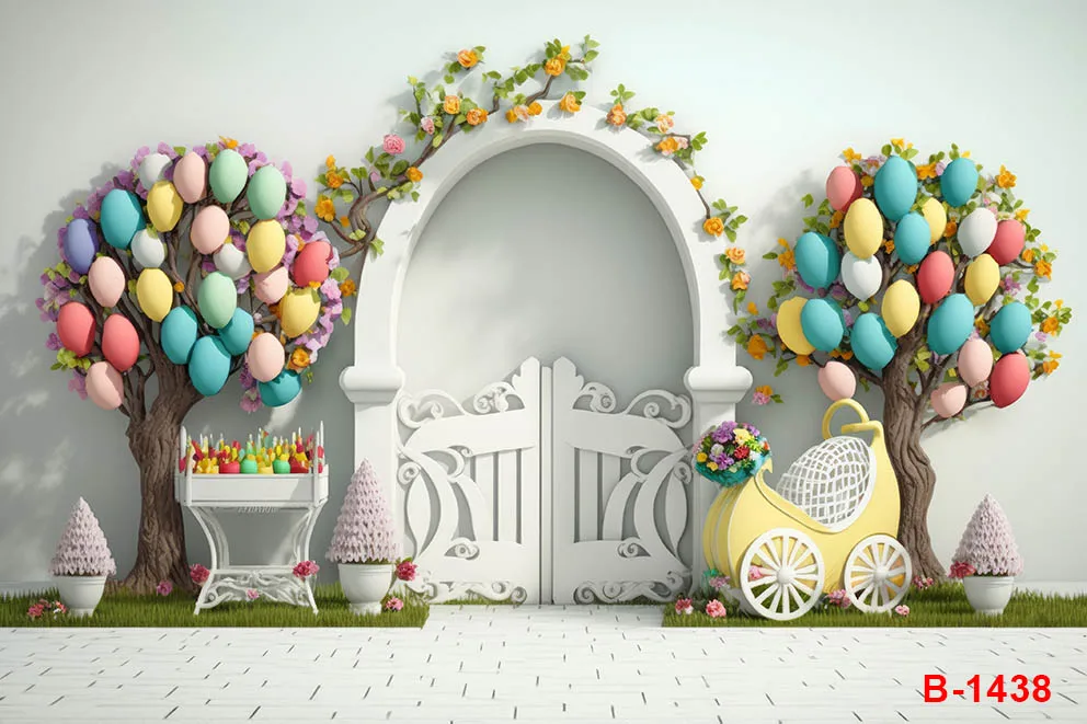 Fondos de globos y flores para fiesta de cumpleaños de niños, decoración de retrato familiar de bebé, suministros fotográficos personalizados, pancarta de fondo