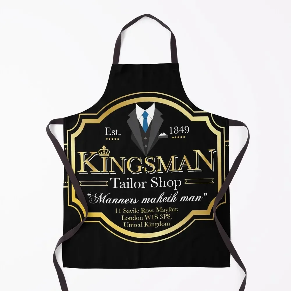 Kingsman Tailor Shop Apron christmas kitchen cloths Hairdresser Apron