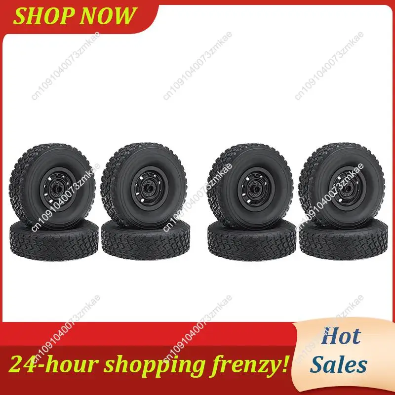 Venta diaria 8 Uds 67Mm neumático de rueda para WPL C14 C24 C34 C44 C24-1 FJ40 1/16 RC actualización de coche piezas de repuesto Accesorios