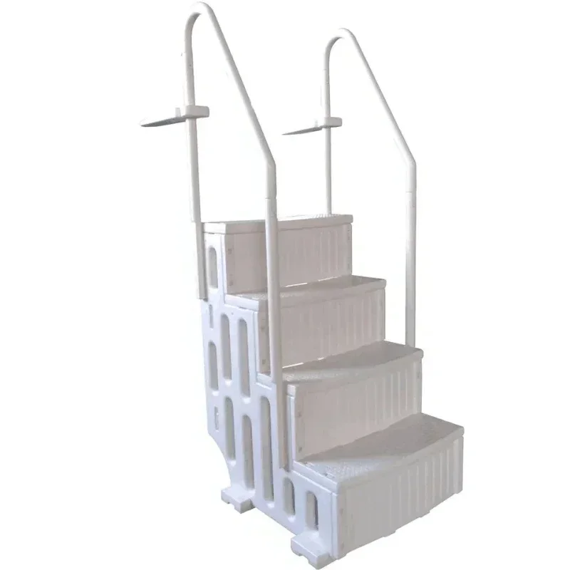 Accesorios de venta caliente Escalera de piso de plástico Escalera de plástico para piscina Escalera de nivel 4 antideslizante