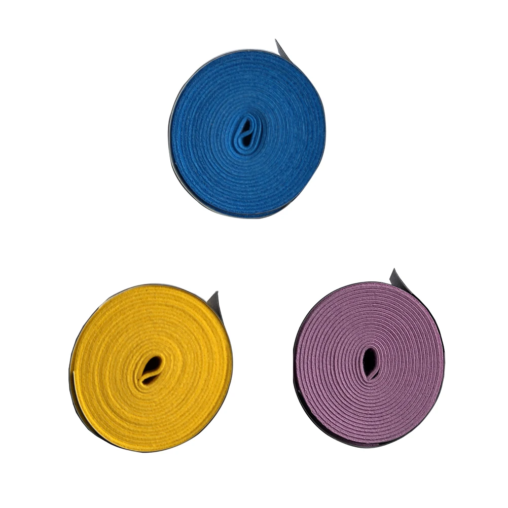 

10Pc Sticky Sweatband Smooth Adhesive Sweat Absorbing Grip Tape Overgrip for Badminton Squash Racket and Fish Rubber (Random