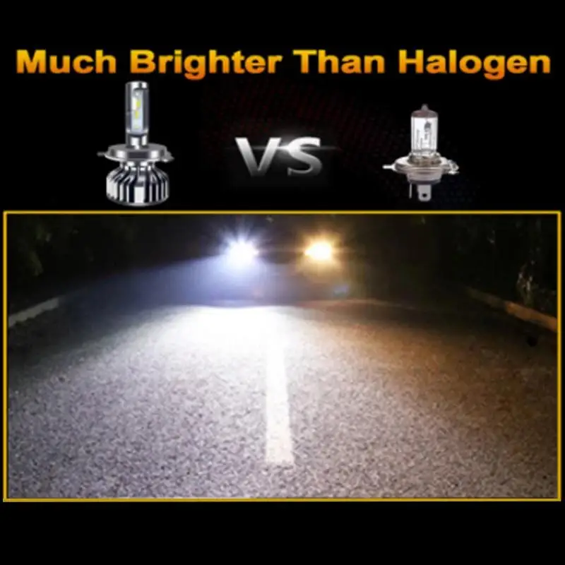 H4 LED H7 Headlight Car Headlamp 3000K 12V 80W 12000LM H1 H8 H11 H9 HB3 9005 9006 9012 Led headlights Bulb For Car 1860 CSP Chip