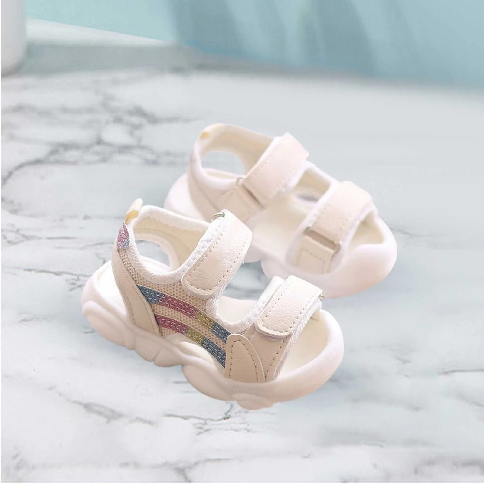 Toddler Baby Boy Girl Shoes Breathable Shoes Open Toe Sandals Girl Sandals Baby Soft Soled Sandals Kids Fashion Princess Shoes