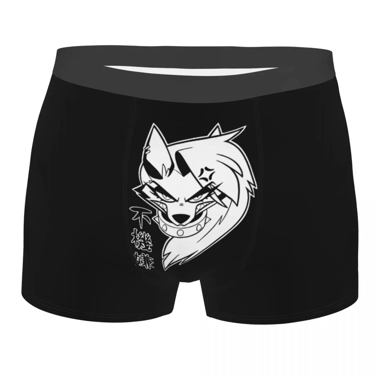 Men Loona Boxer Briefs Shorts Panties Breathable Underwear Helluva Boss Anime Homme Fashion Plus Size Underpants