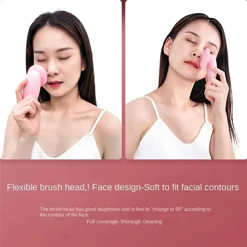 A97G Ultrasone siliconen gezichtsreiniger Elektrische vibratiemassage Diepe poriënreiniging Multifunctionele huidverzorgingshulpmiddelen