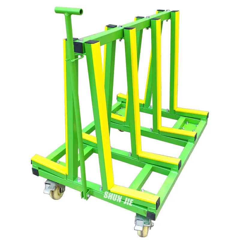 

High Quality Multipurpose Storage Rack Glass Storage Rack A-frame Trolley for Timber, Steel or Aluminium