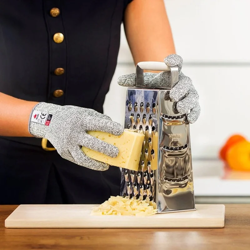 Level 5 Safety Anti Cut Gloves High-strength Industry Kitchen Gardening Anti-Scratch Anti-cut Glass Cutting Worker Gloves - view 3