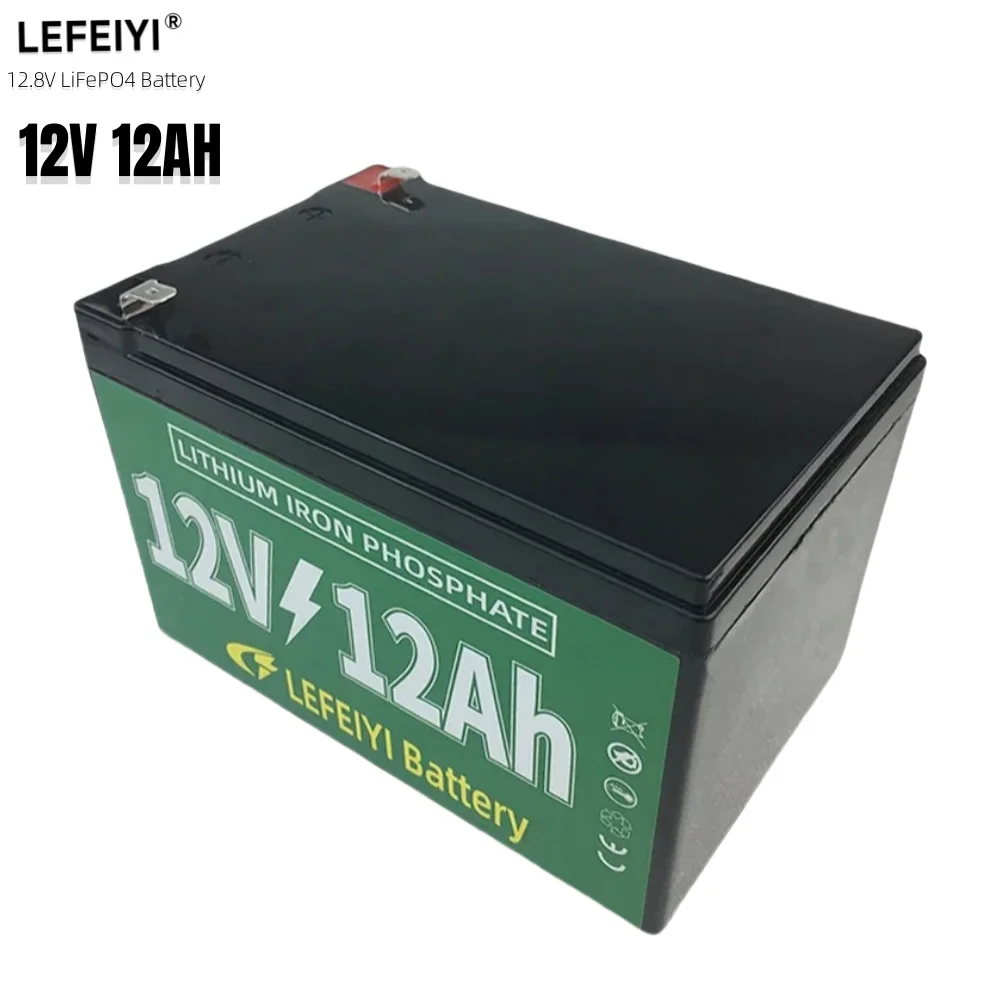 

LEFEIYI12V/12.8V 15Ah LiFePO4 battery lithium iron phosphate 12V LiFePo4 rechargeable battery for children's scooters boat motor