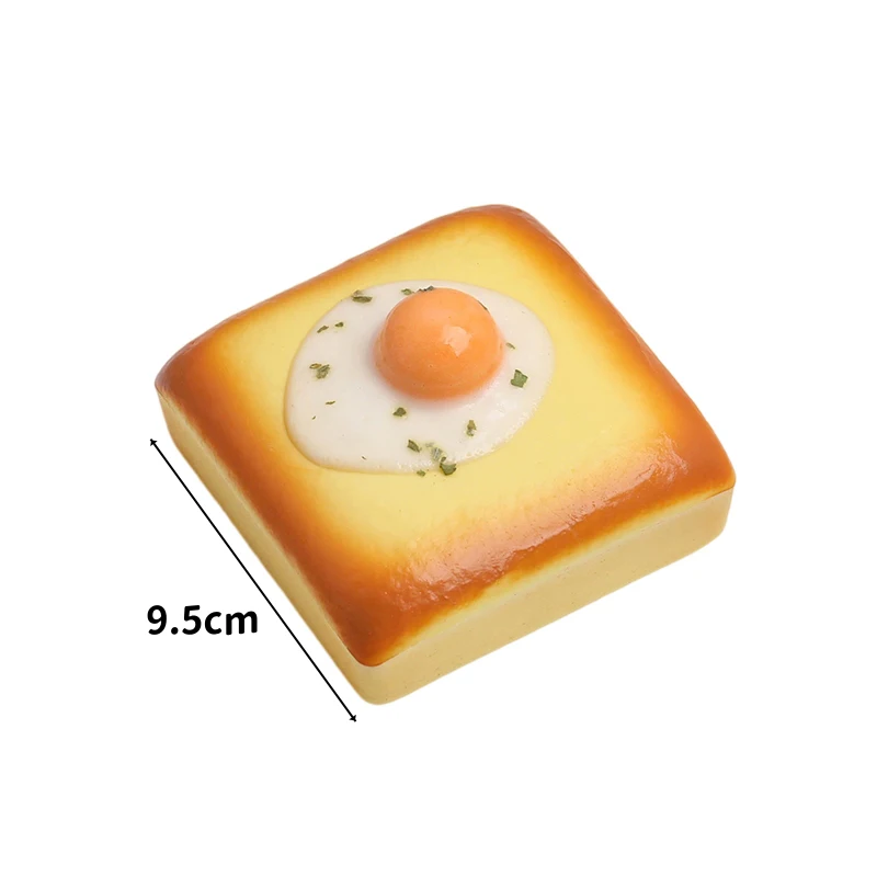 //Squishy Fried Egg Fidget Toy Fried Egg Bread Slow Rebound Squeeze Toy Decompression Stretch Toys for Friends Best Gift
