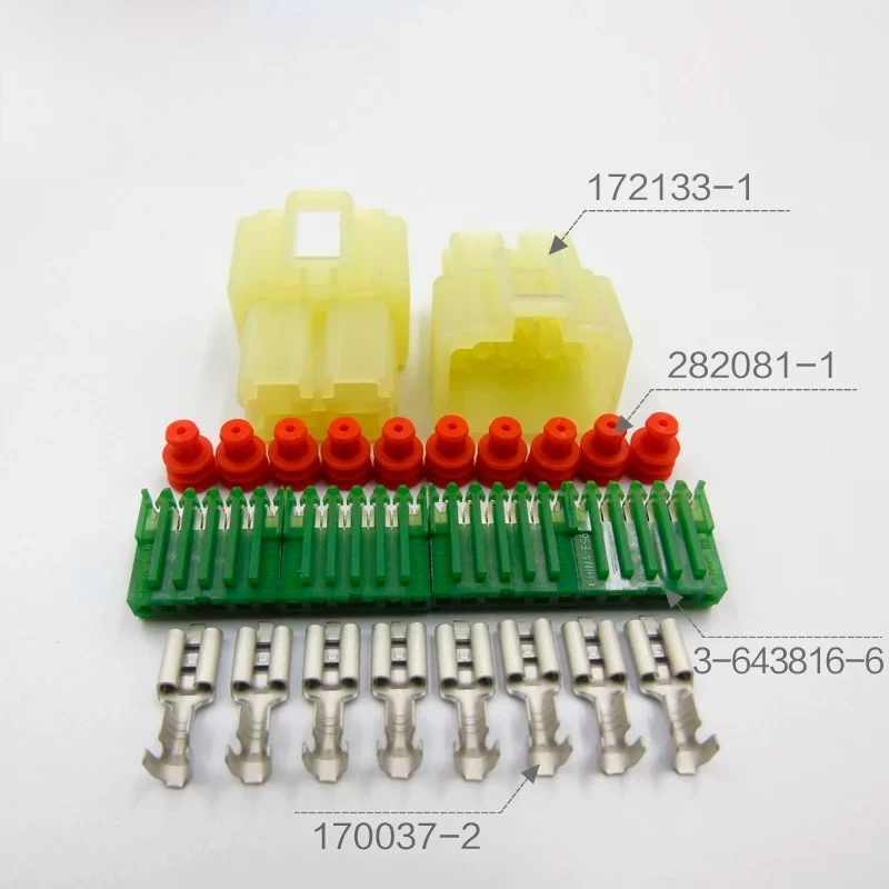 100PCS Original Genuine 172133-1 Plastic Shell Waterproof Connectors For Car Smart Electronic Devices Automobile