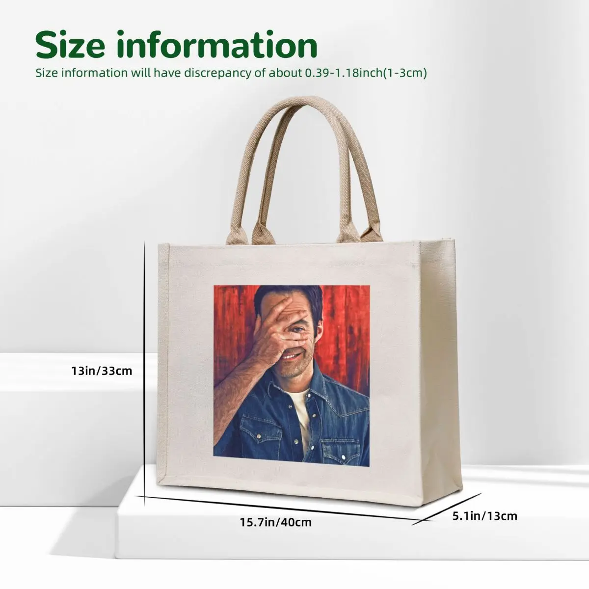 Bill Hader Tote Bag canvas shopping bag university shopper bag Canvas shopping cart bags