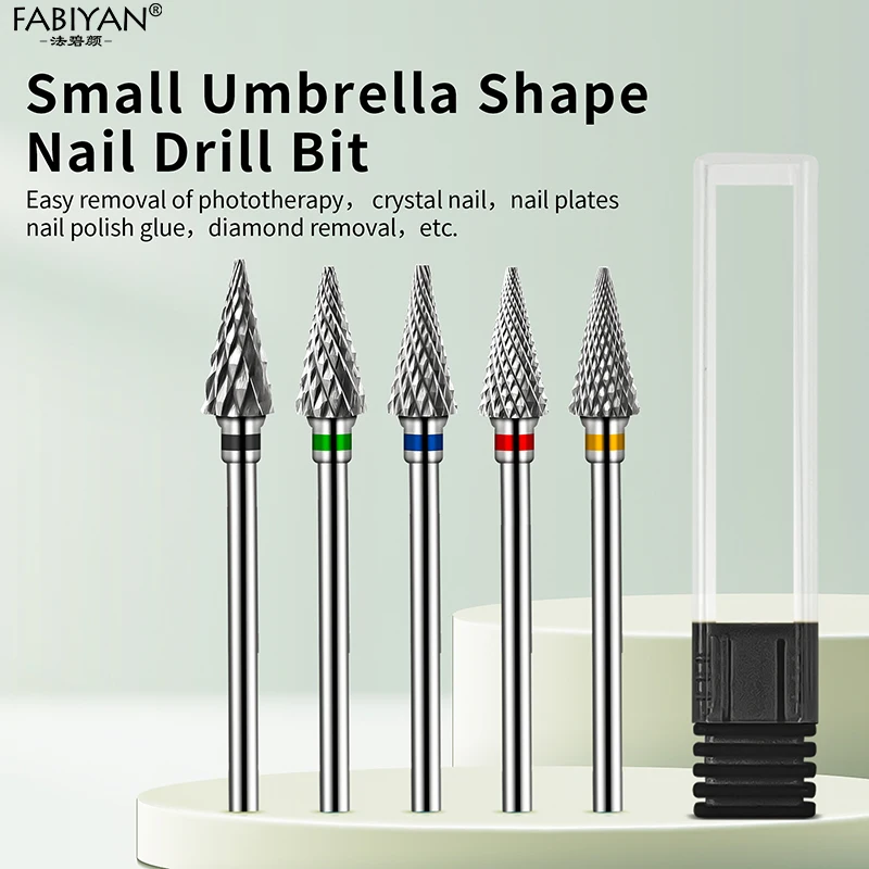 التنغستن الصلب مسمار لقمة ثقب قاطعة المطحنة ل مانيكير الكهربائية مسمار مثقاب أدوات الأظافر #3