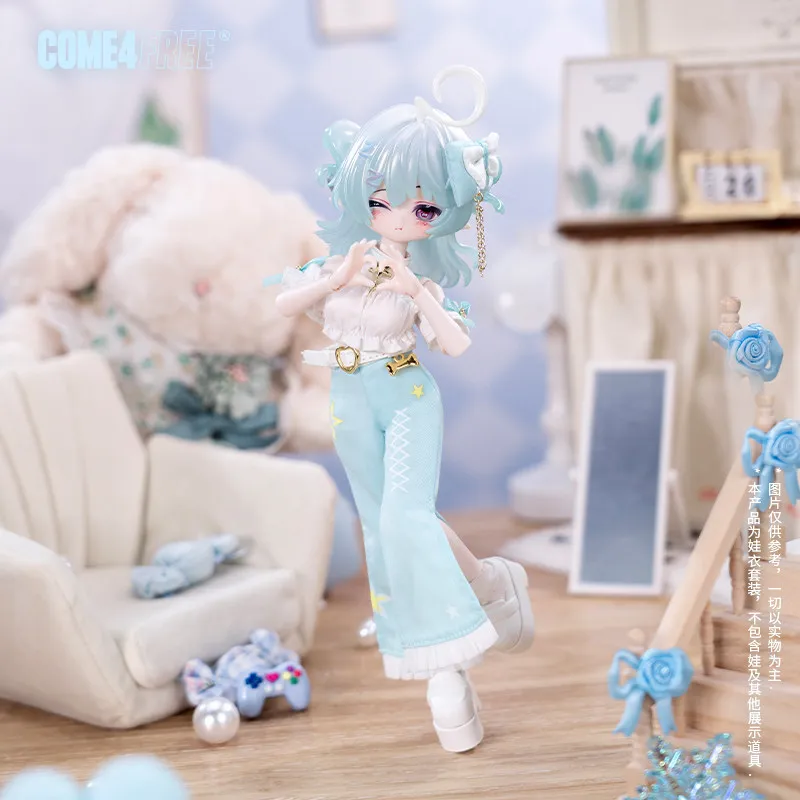 

Come4free Ob11 Bjd Doll Clothes Iced Fruit Daily Collection Sweet Casual Fashion Costume Full Set For 1/8 Scale Bjd Dolls
