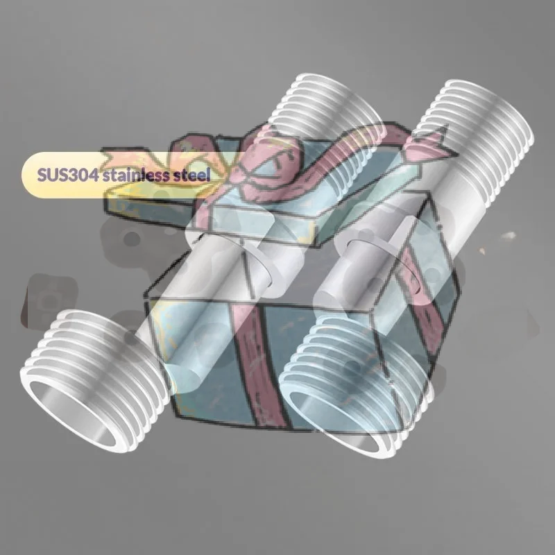 

【CCA】1 Set Stainless Steel Angled Curved Foot Wall Mounted Eccentric Screw Corner 360 Degree Adjustable Shower Faucet Adapter