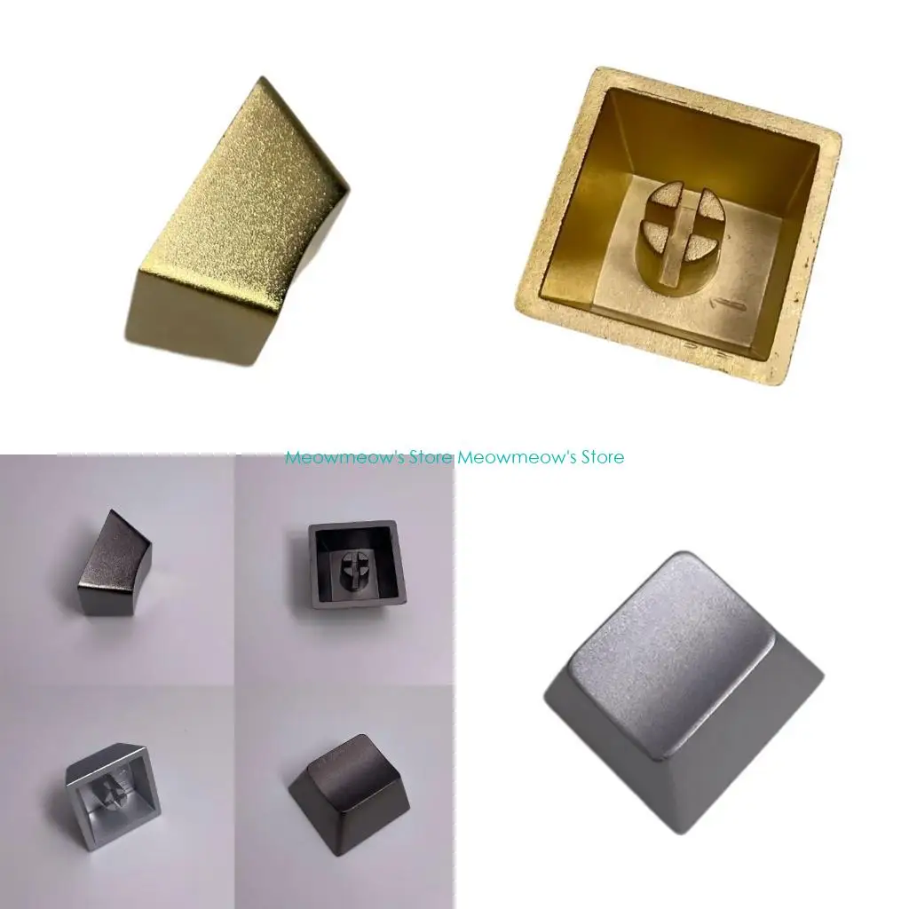 W91A Zinklegierung ESC -Metallschlüsselkap, Matte Finish Keycap für Enhanceds -Typing -Erlebnisse
