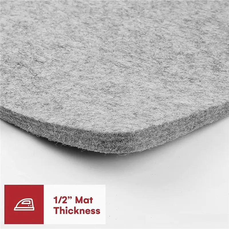 RANA 17 Inch X 13.5 Inch Wool Pressing Mat Felted Wool Ironing Mat Pad Blanket for Quilter, Sewing, Quilting Supplies