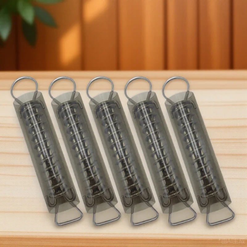 

5Sets Pool Cover Springs Stainless Steel Protective Sleeves Extend Lifespan Replacement Parts for Pool Covers Trampolines Safety