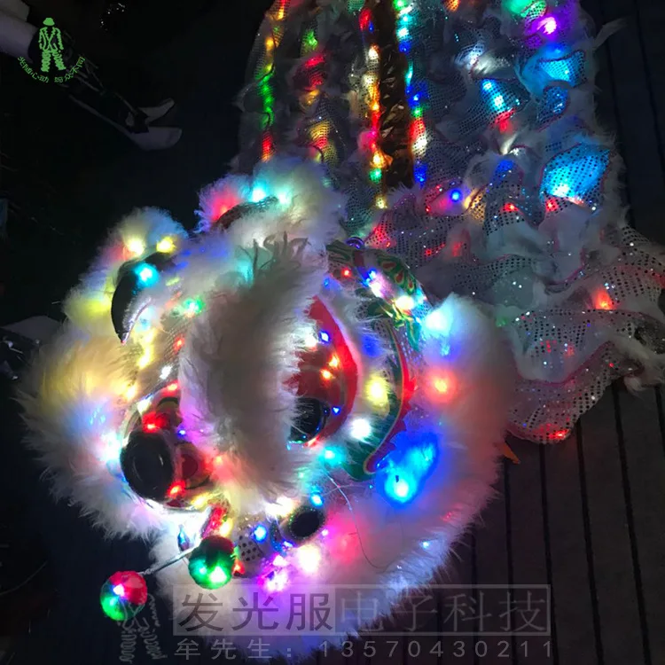 

Lion dance props Chinese traditional dance dragon dance LED luminous lion luminous southern dancing luminous
