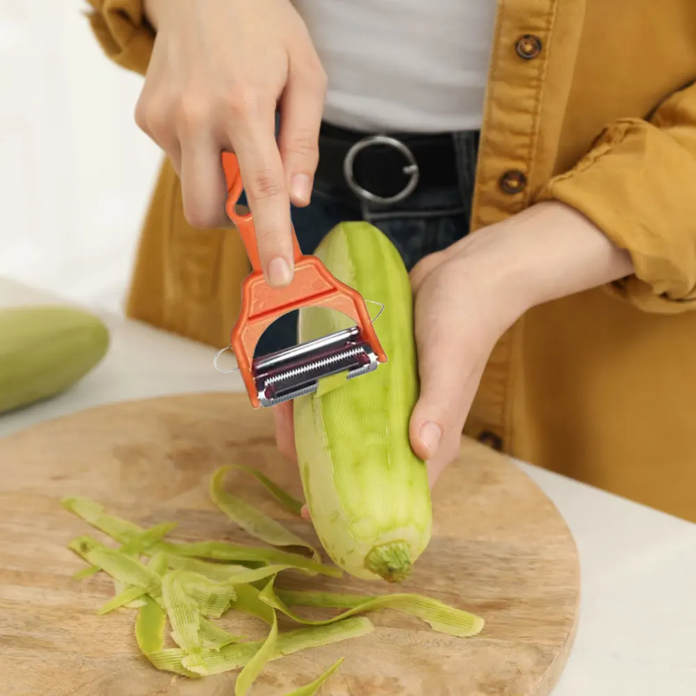 Fruit Vegetable Peeler Multifuncional Kitchen Onion Chopper Fruit Slicer Fruit Slicing Tool for Potato Orange Lemon