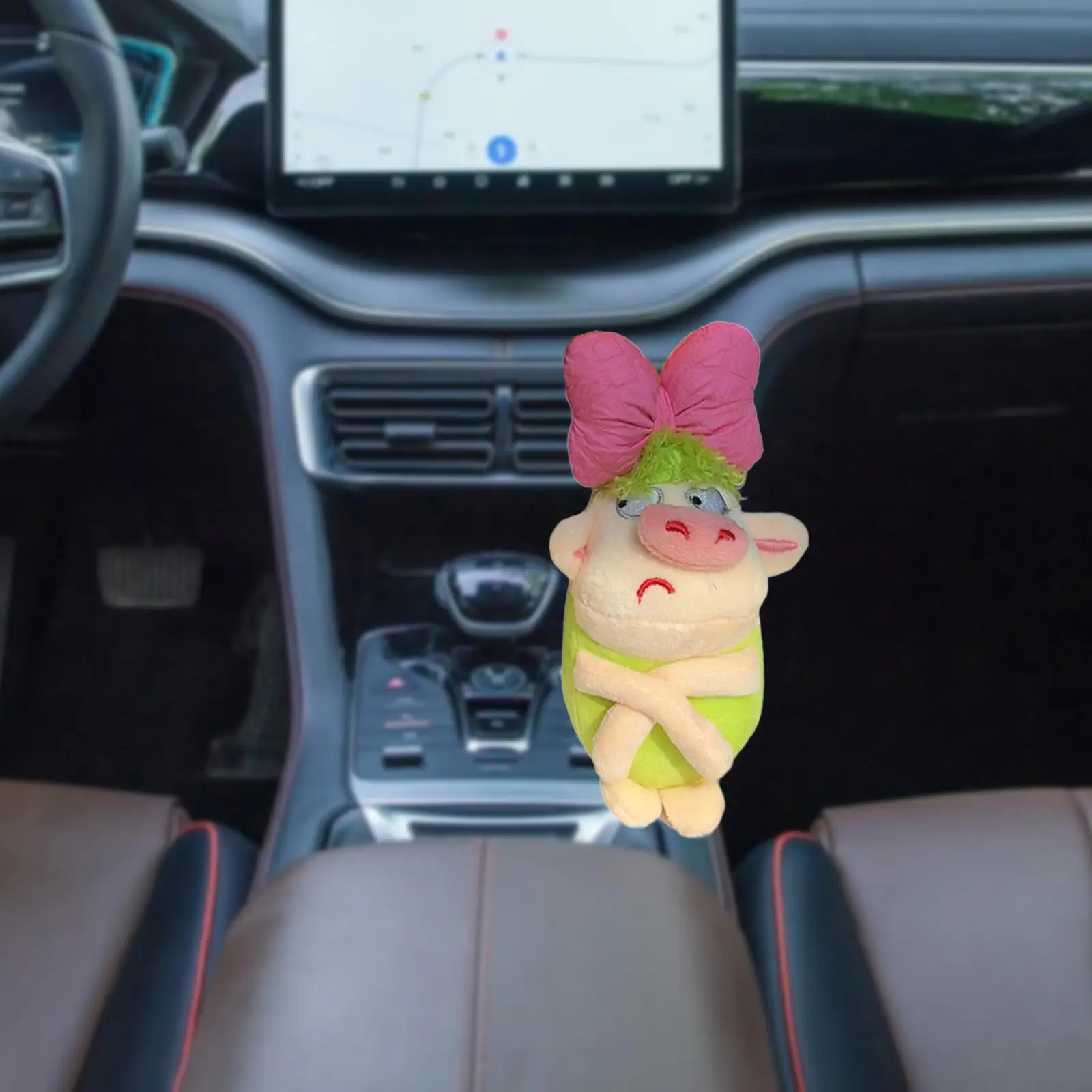 

Креативная плюшевая кукла-украшение для автомобильного стеклоочистителя, аксессуар для интерьера автомобиля для женщин и девочек, декор для комнаты и гостиной