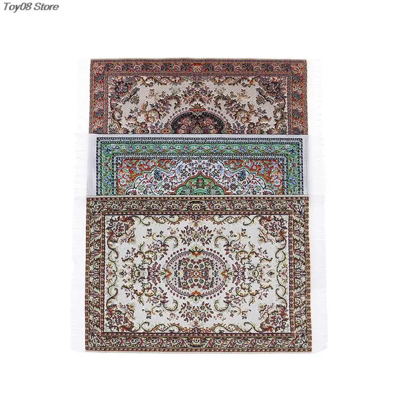 New Turkish Style Area Rug/Carpet/Mat Floor Coverings for Dolls House Any Rooms Furniture Decoration 1/12  Dollhouse Miniature