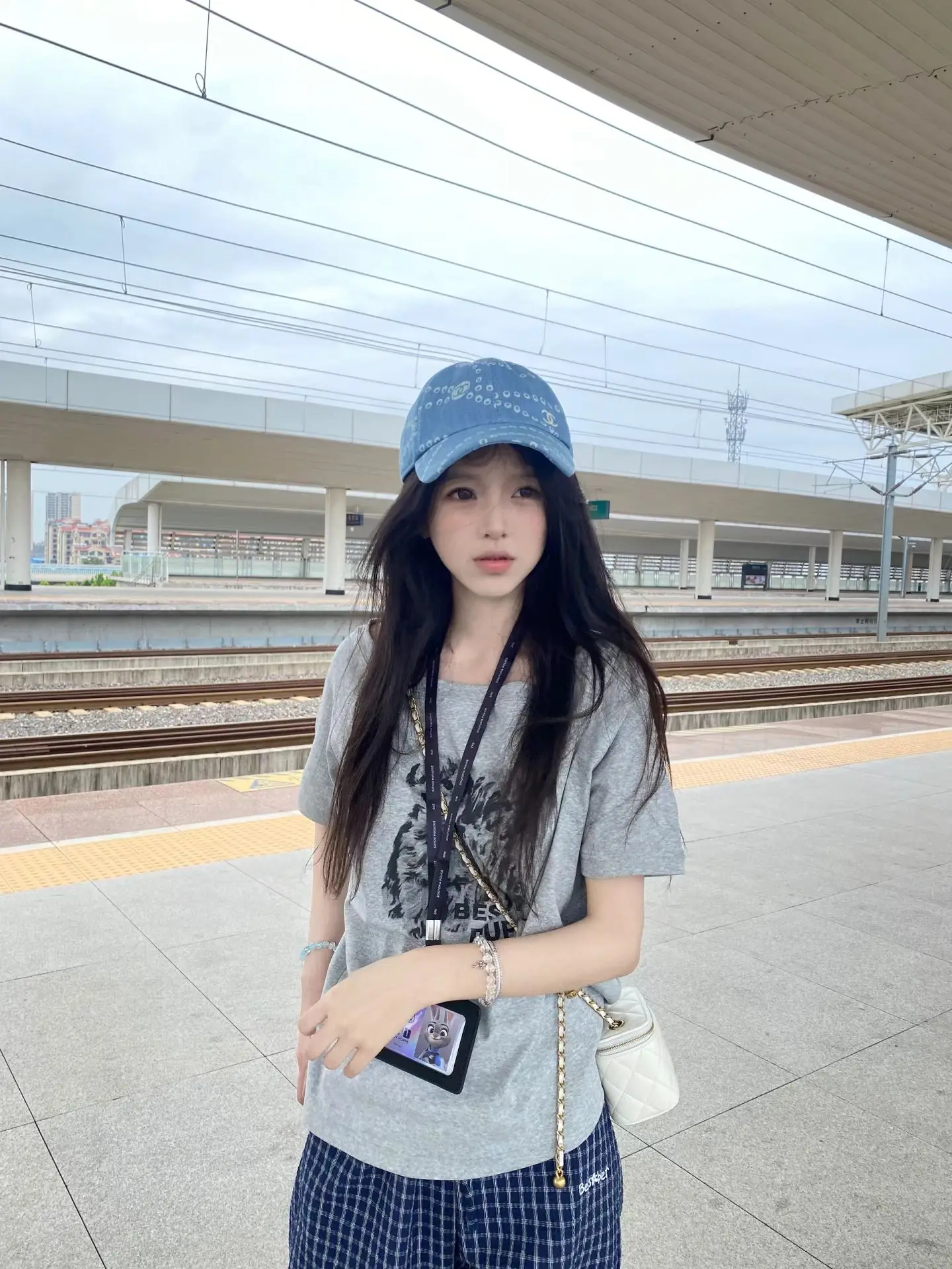 Retro American Dog Print oulder Bared ort Sve T irt Women Summer Slim Fit Loose Sle f Sve Trendy Top