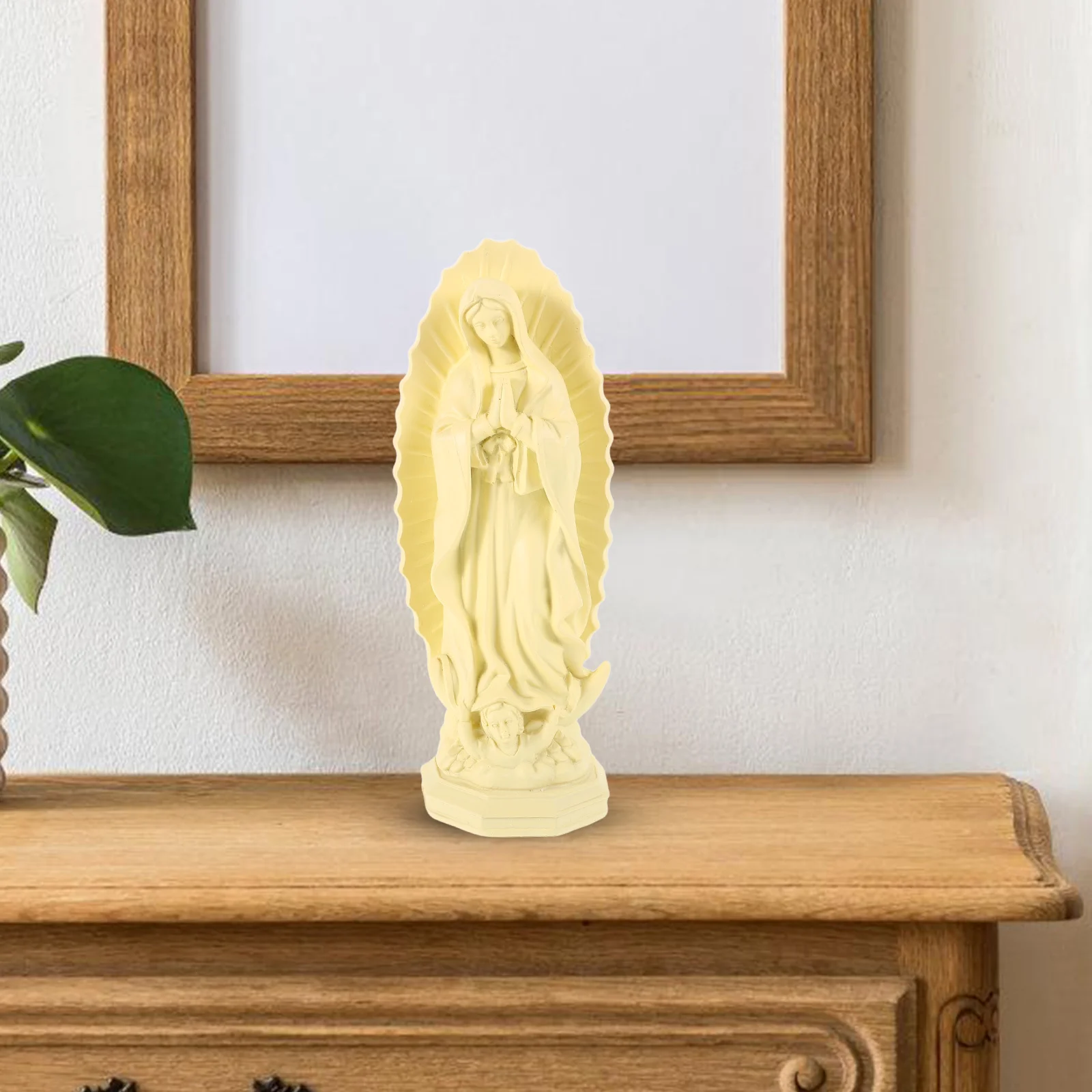 

Blessed Mother Mary Statue Religious Sculpture for Home Decor Entryway Catholic Marian Statue Spiritual