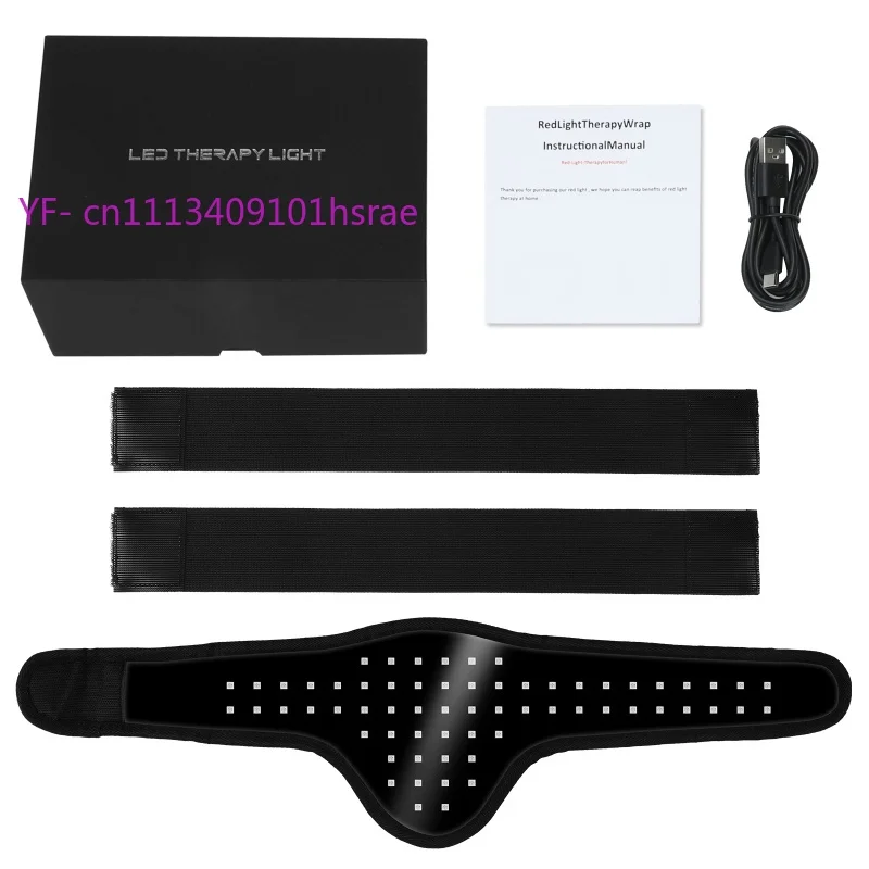 Wearable Red Light Therapy Body Wrap, LED Infrared Therapy Belt Pad for Horse Dog Cat Pets