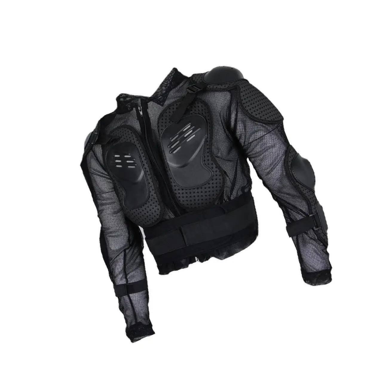 Black Motorcycle Racing Skiing Full Body Protection Armor Jacket XL