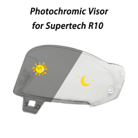 Helmet Photochromic Visor Lens For Alpinestars Supertech R10 Sunshield