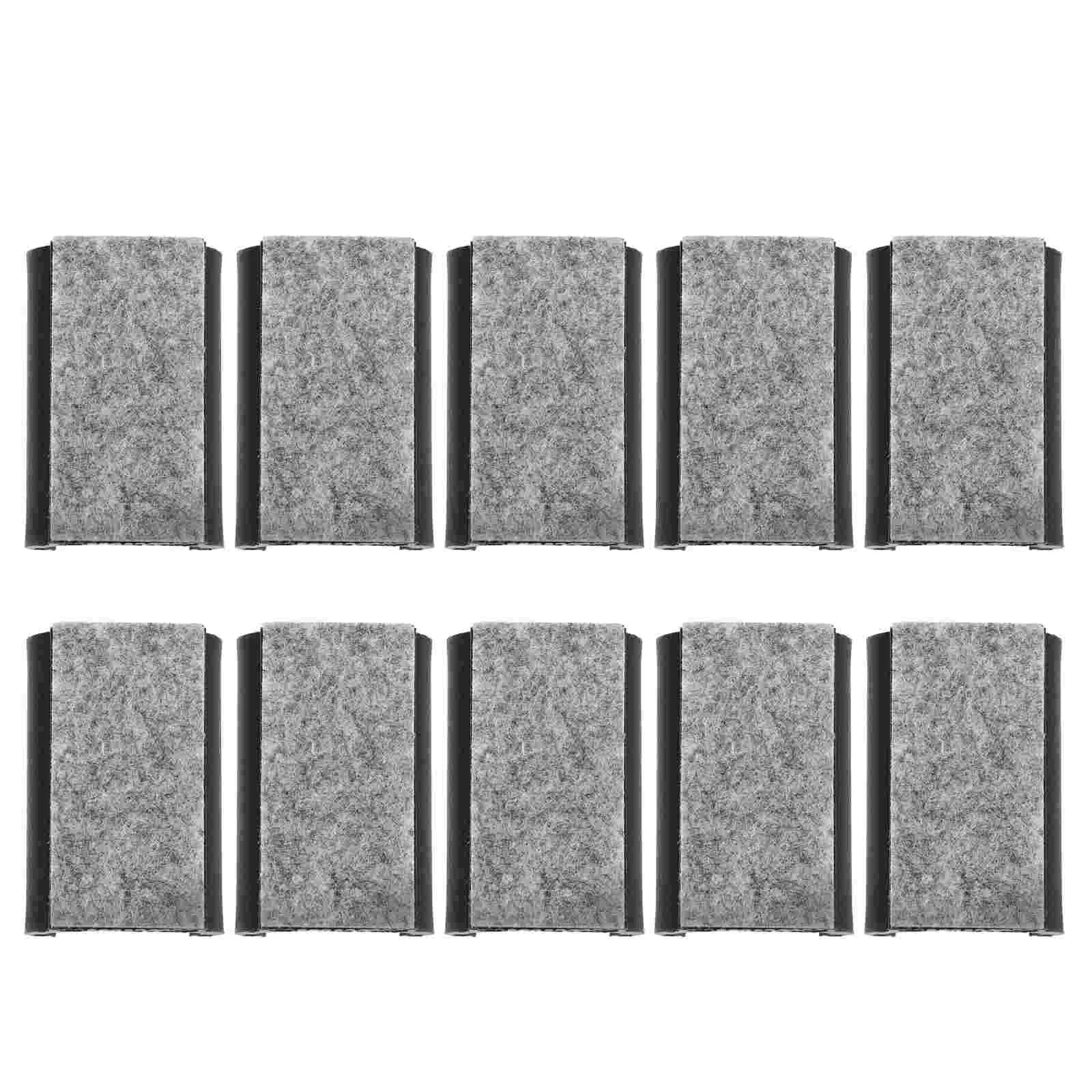 

10 Pcs Tile Furniture U-shaped Foot Pads Caster Felt for Hardwood Floors Office Legs